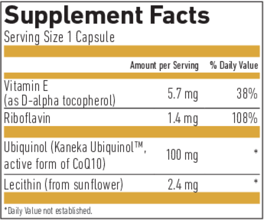 Ubiquinol CoQ10 Vegan GOLD