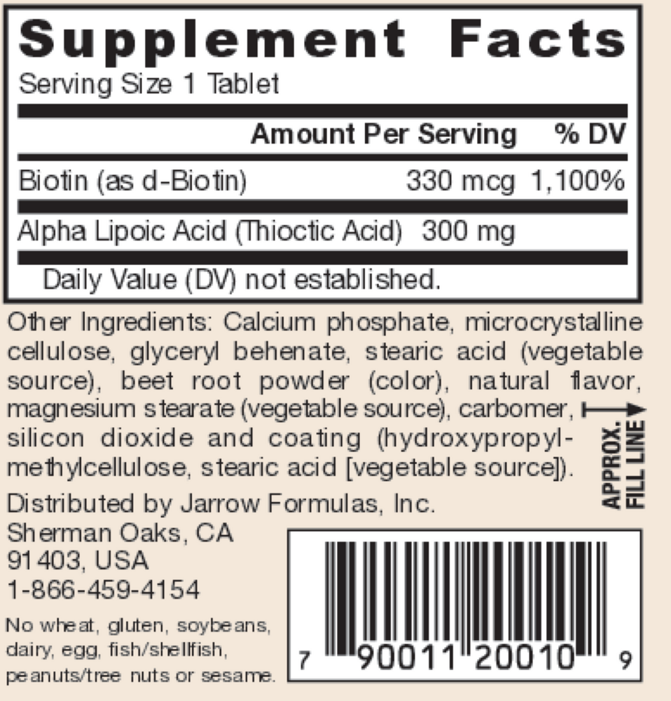 Alpha Lipoic Sustain 300mg