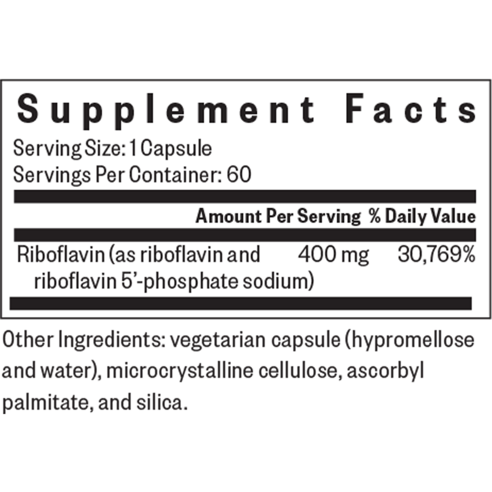 Riboflavin 400mg