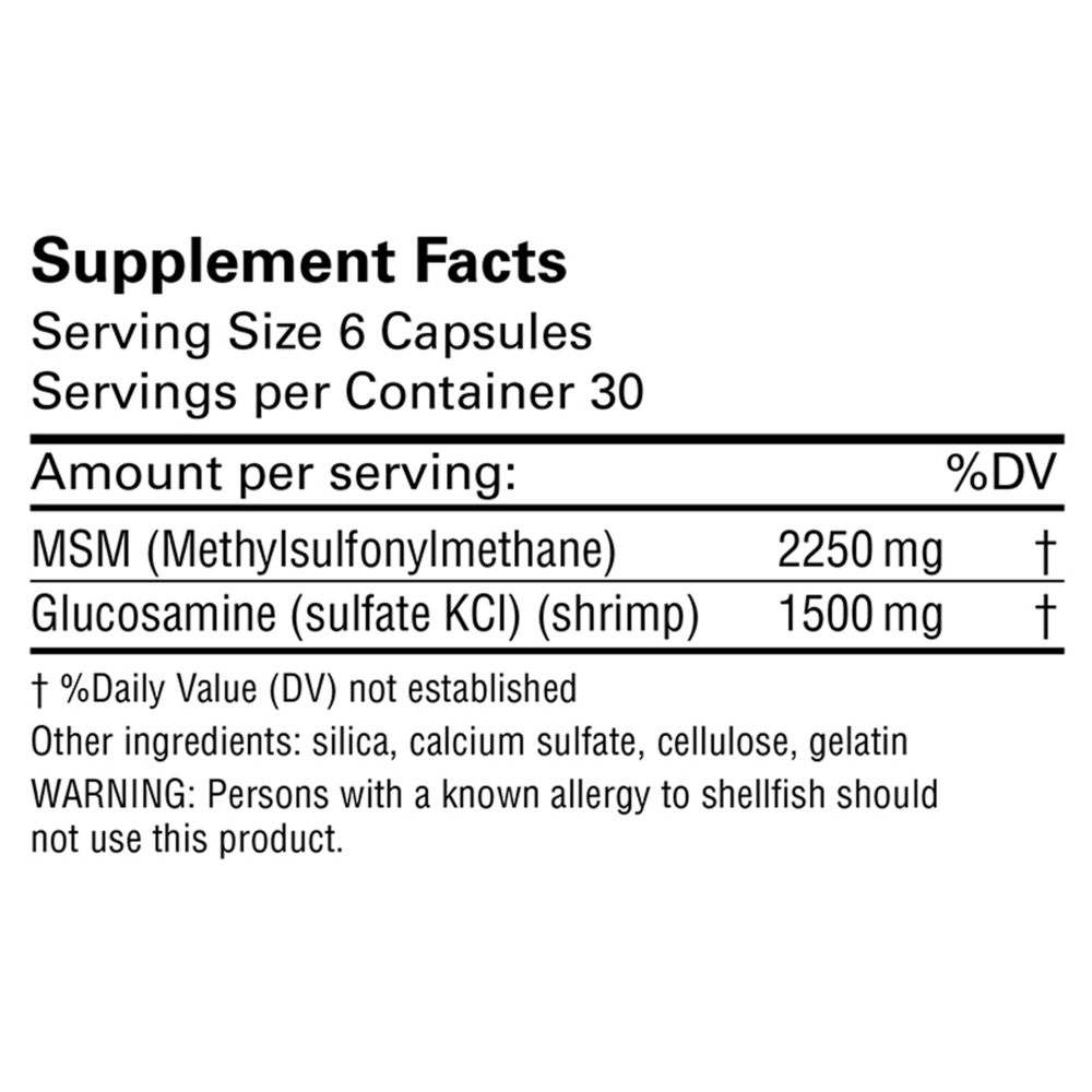 Glucosamine/MSM