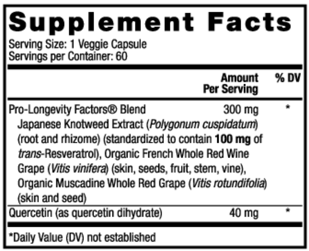 Resveratrol 100mg