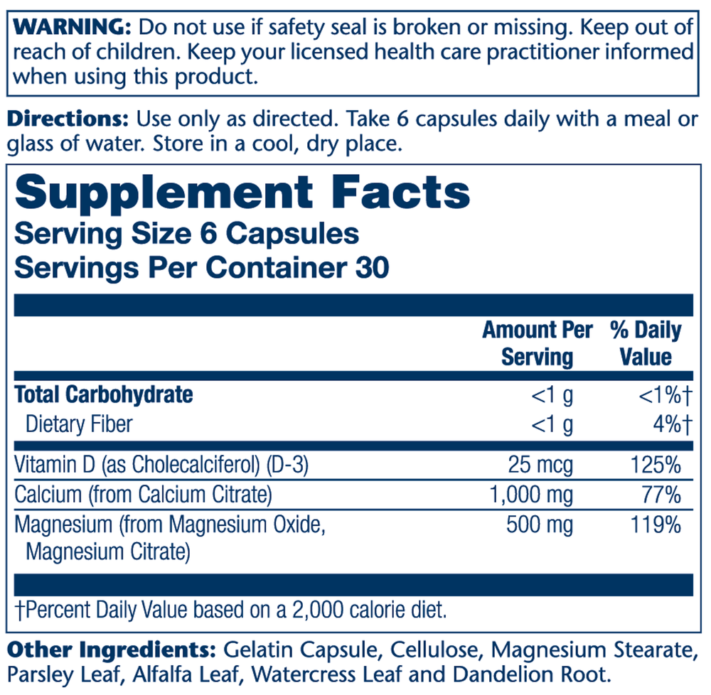 Cal Mag D-3 Citrate 2:1
