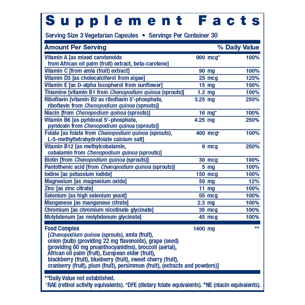 Whole Food Multivitamin