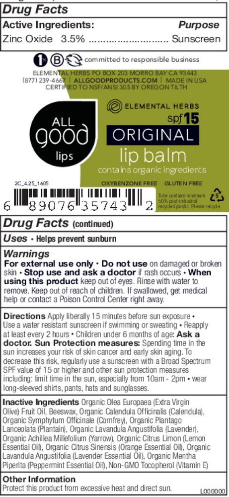 Spf 15 Lip Balm Original