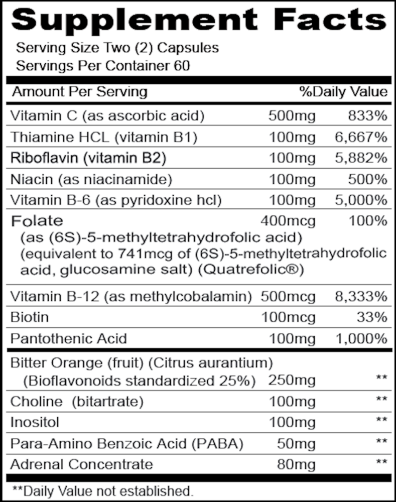 Stress B and C w/Adrenal