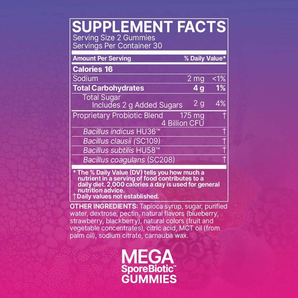 MegaSporeBiotic Gummies