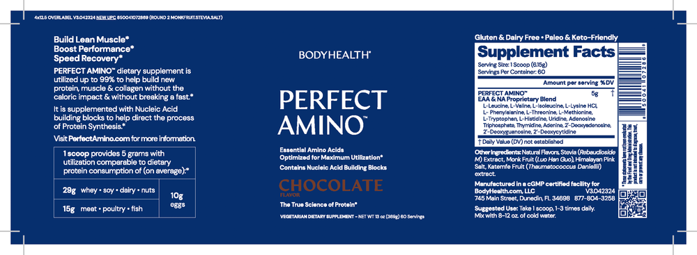 PerfectAmino Powder, Chocolate