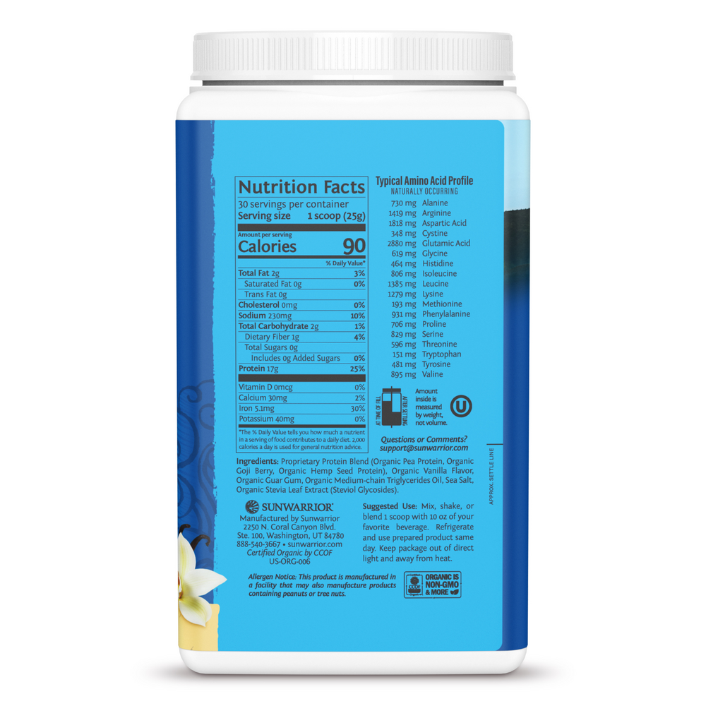 Warrior Blend Organic, Vanilla