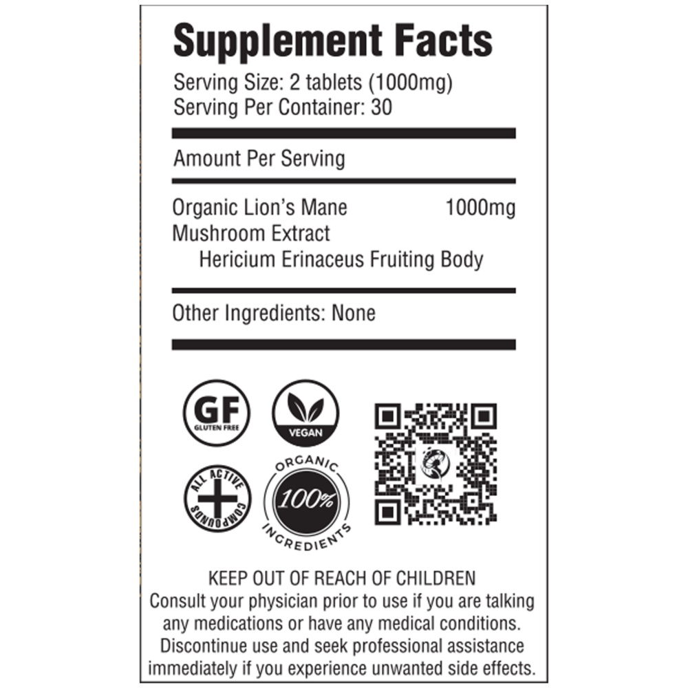 Lions Mane Mushroom Extract