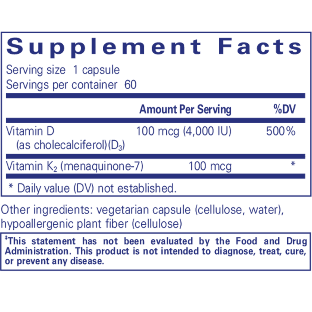 Vitamin D3 & K2
