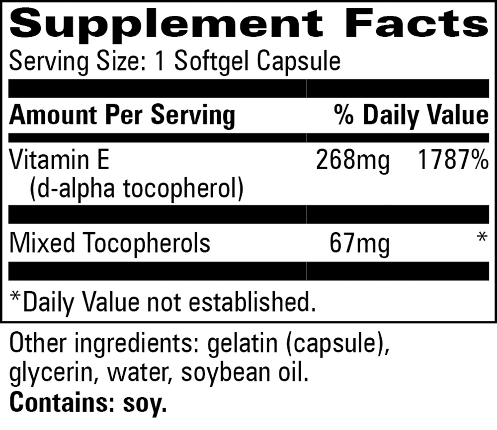 E-400 w/Mixed Tocopherols