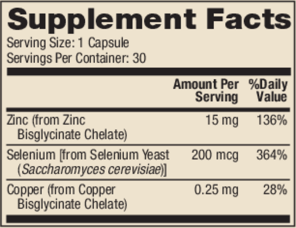 Zinc Plus Selenium