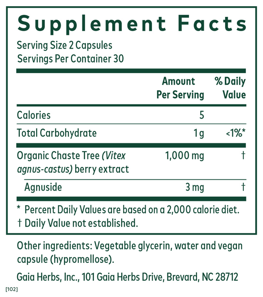 Vitex: Progesterone Support