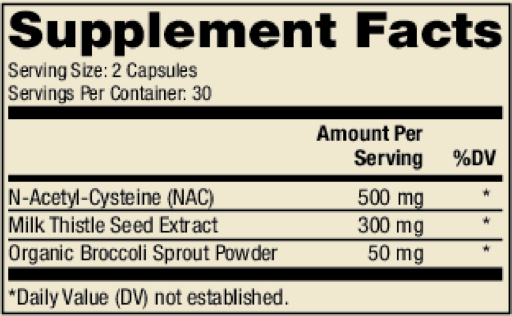 NAC with Milk Thistle