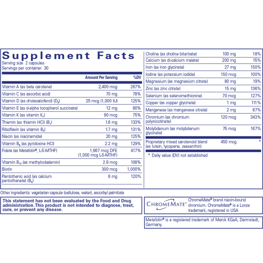 Women's Nutrients