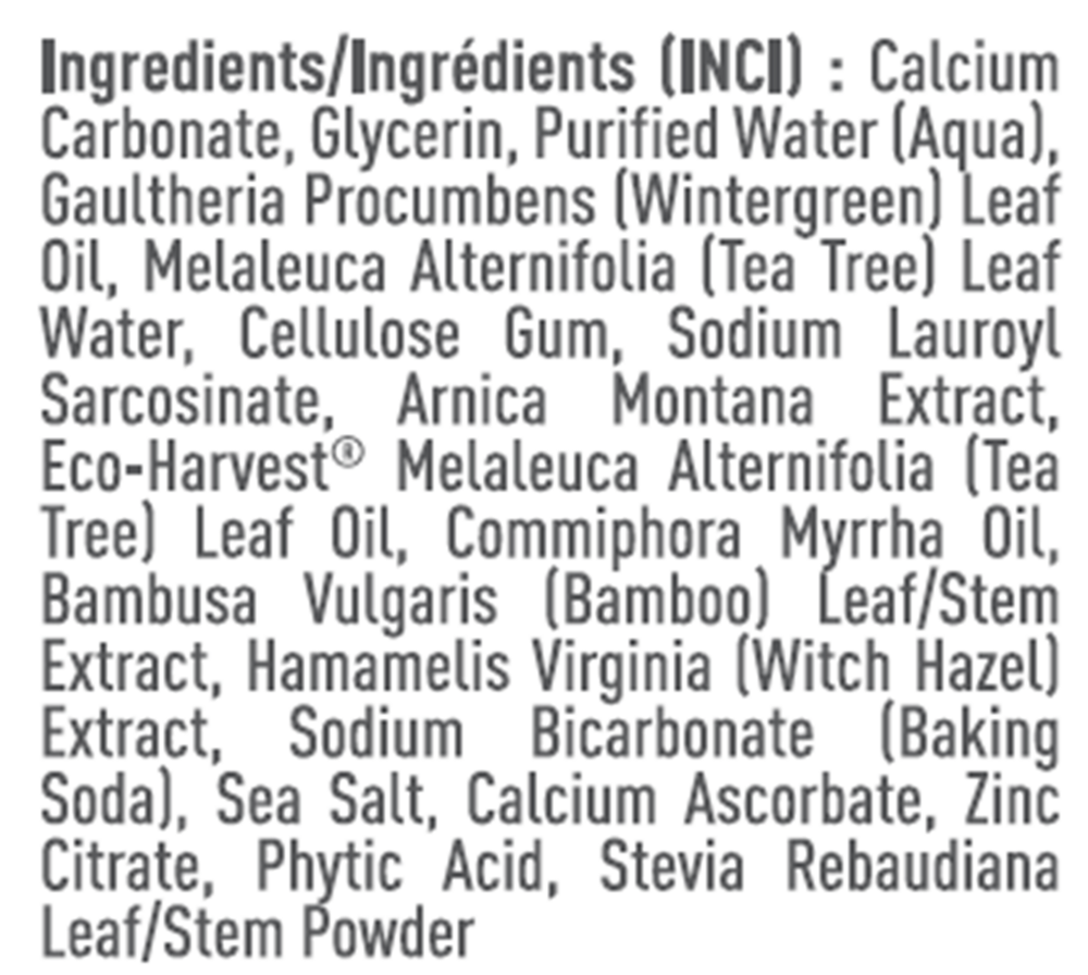 Arnica & Tea Tree Oil Carrageenan Free T