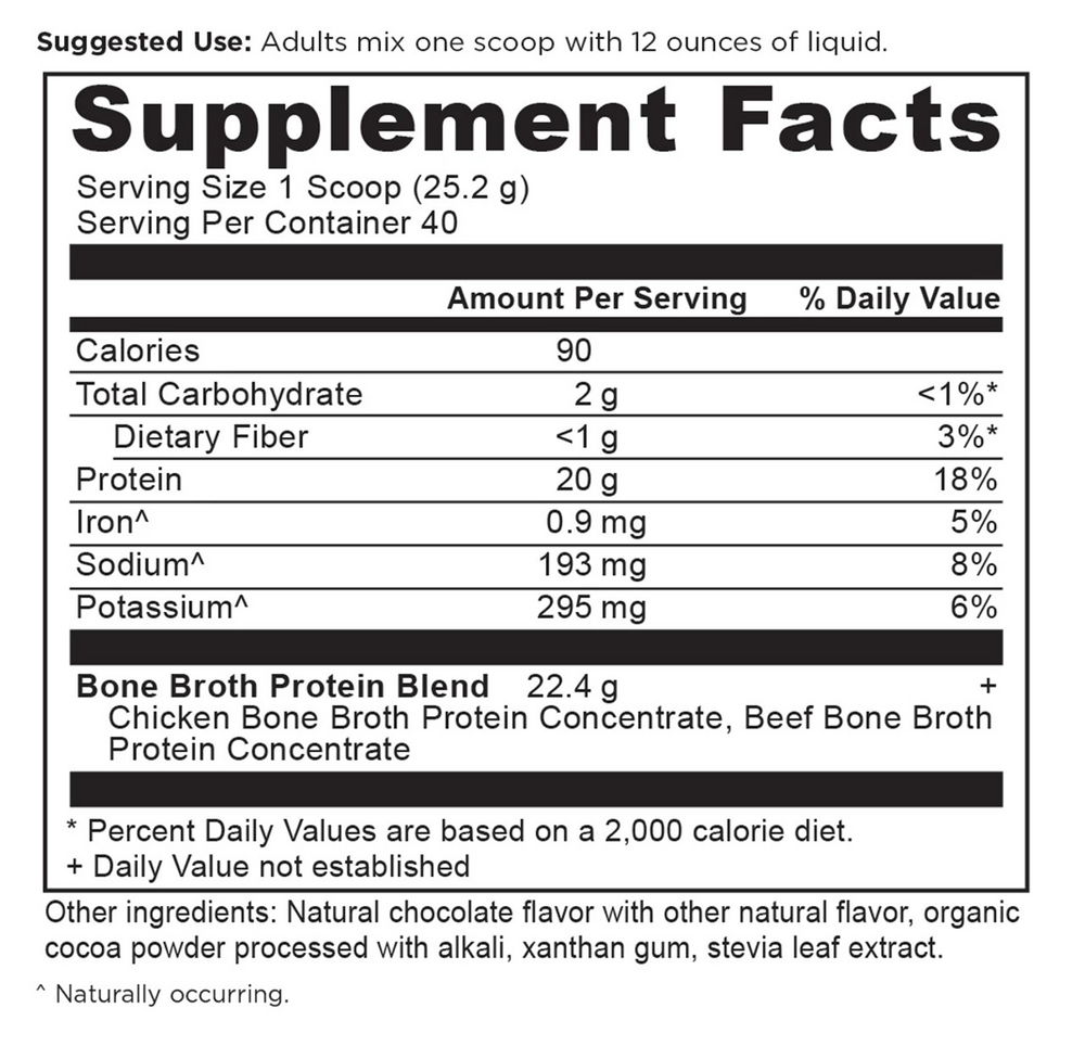 Bone Broth Protein Chocolate