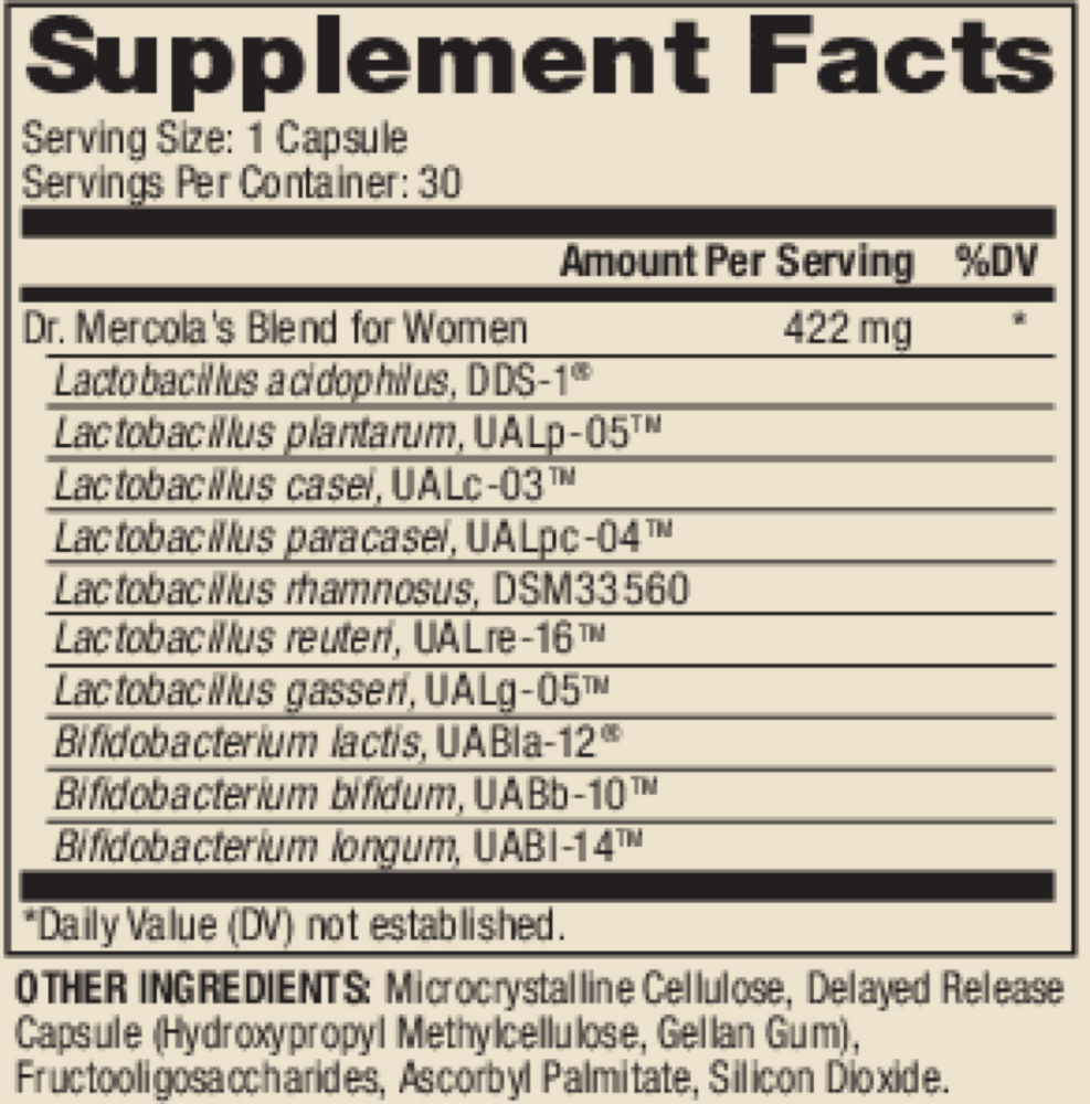 Complete Probiotics for Women