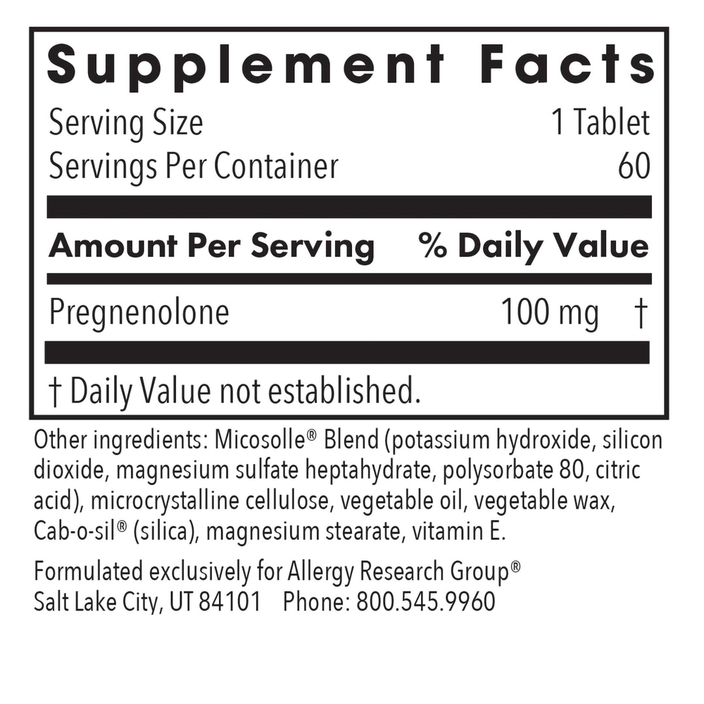 Pregnenolone 100 Hormone Support