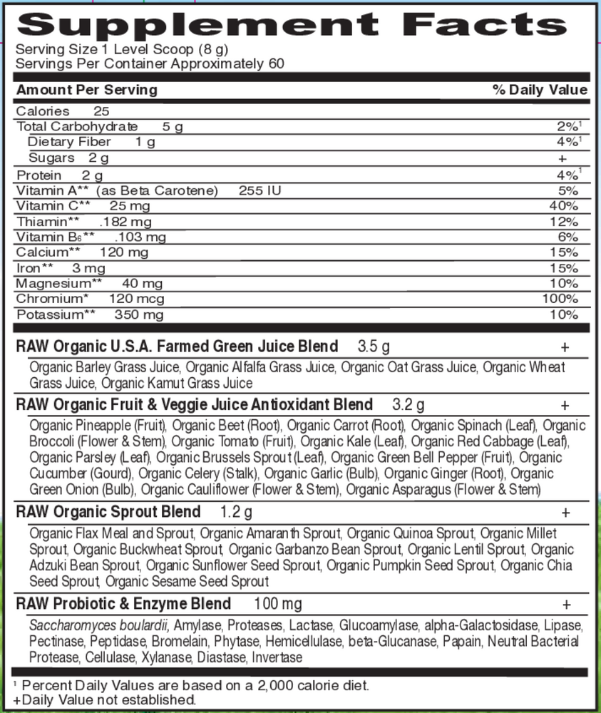 Perfect Food Raw Organic Powder