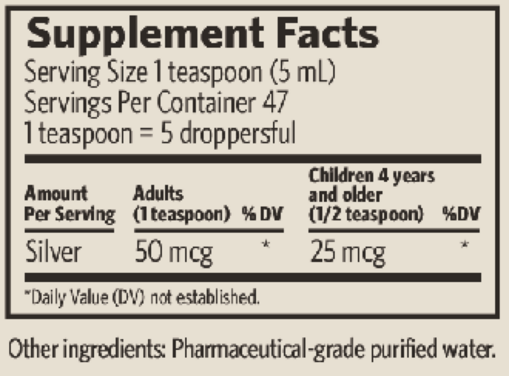 Bio-Active Silver Hydrosol Immune Dropper