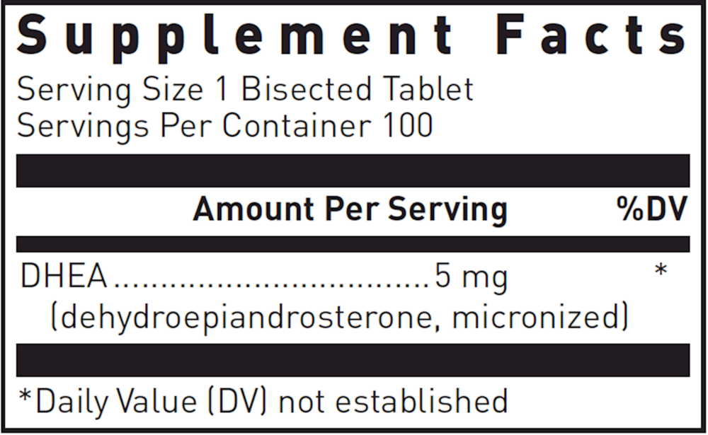 DHEA 5mg Dissolvable Tablets