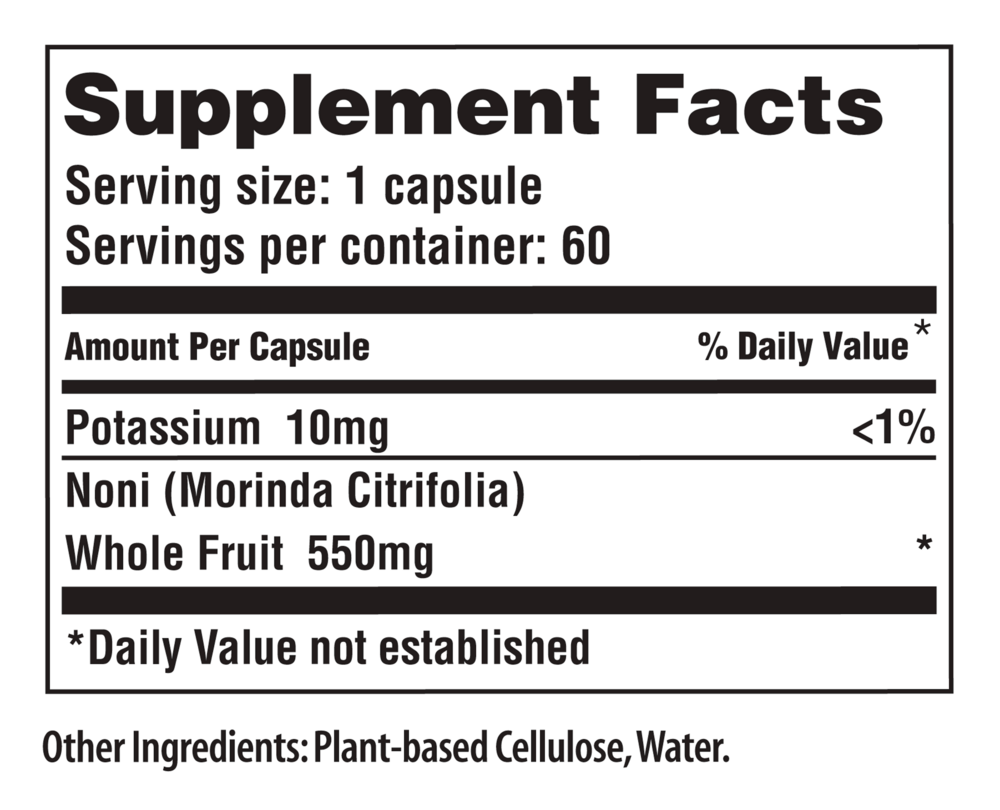 Noni/Hawaiian Morinda Citrifolia