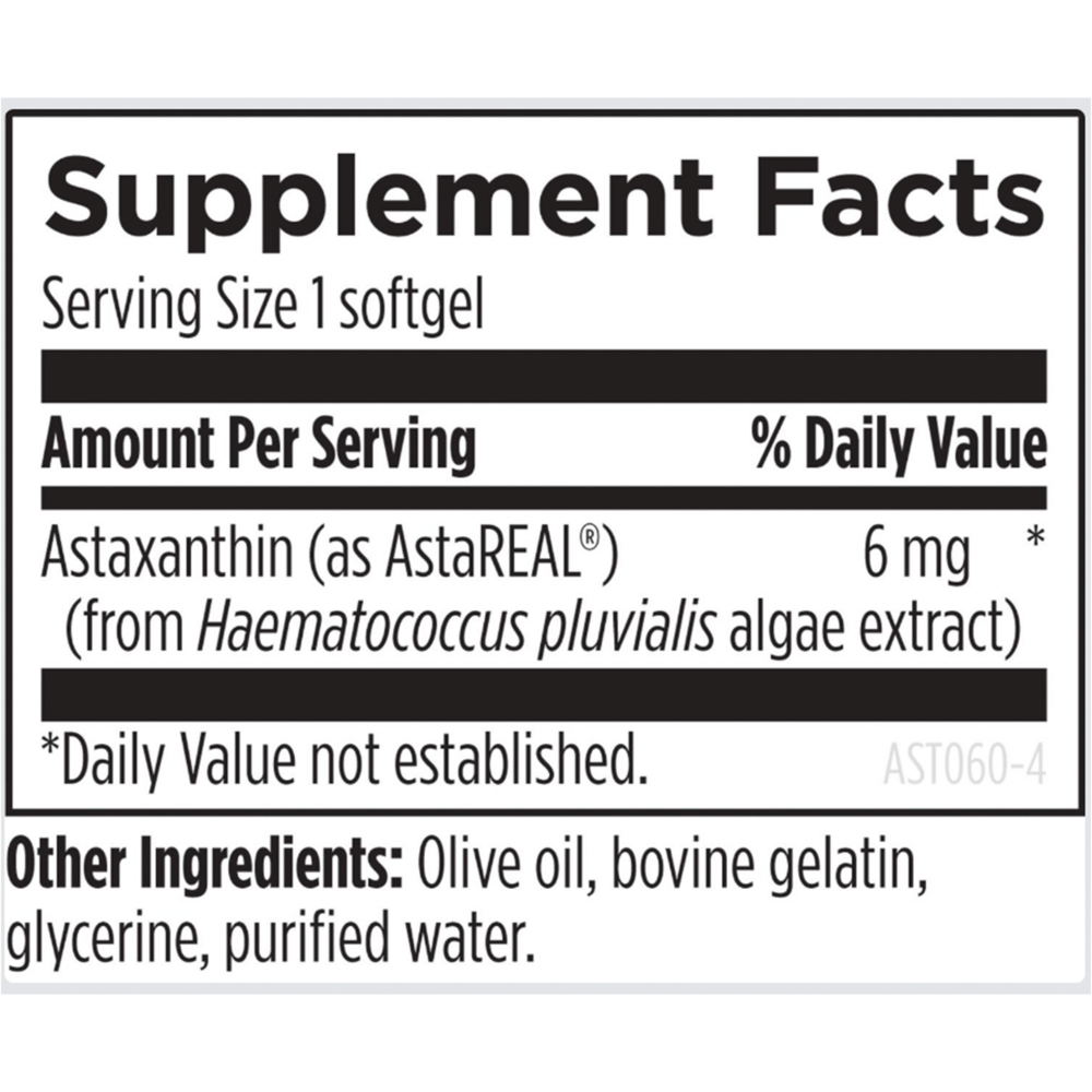 Astaxanthin 6mg