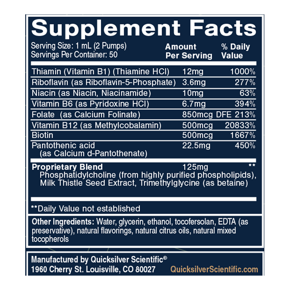 Liposomal Methyl B-Complex + Lemon Raspberry