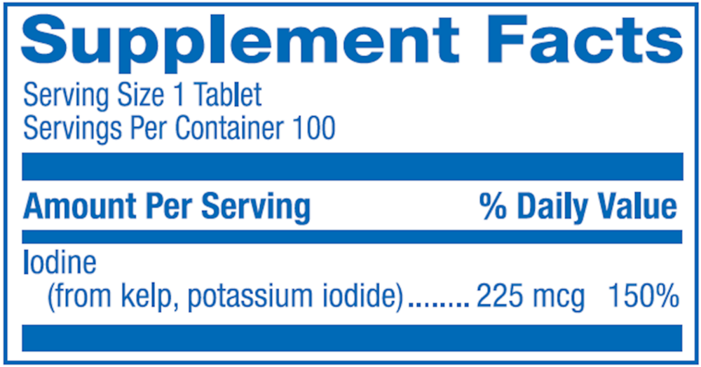 Iodine from Kelp