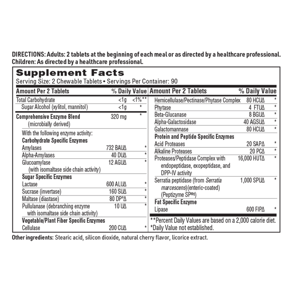 Ther-Biotic® Vital-Zymes Chewable