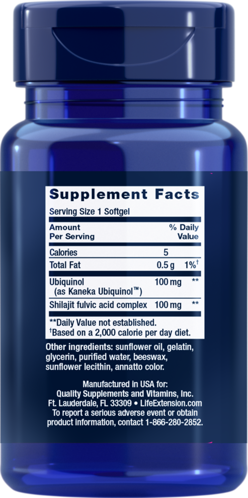 Super Ubiquinol CoQ10 w/Enhanced Mitochondrial 100mg