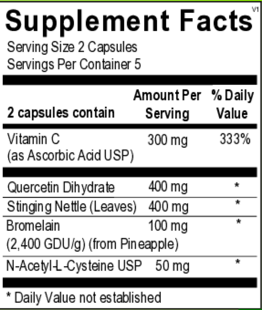 Natural D-Hist Blister Packs (California Only)