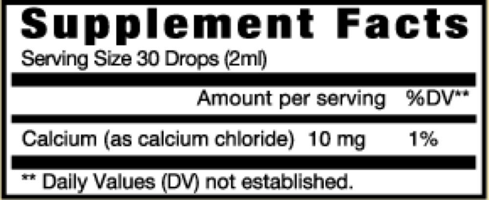 Eidon Ionic Minerals - 2oz Calcium Liqui