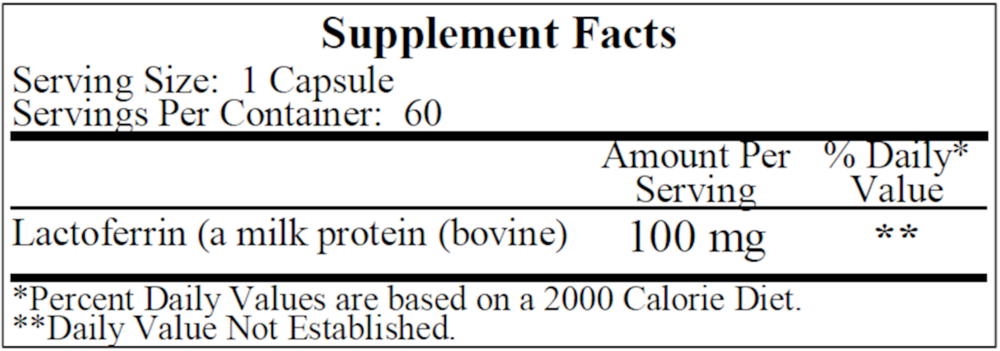 Lactoferrin 100mg