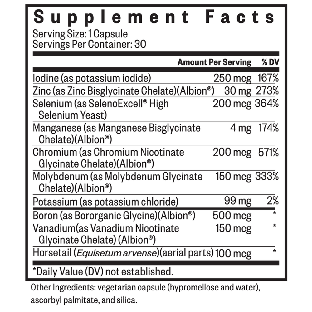 Trace Mineral Complex II Iron and Copper Free