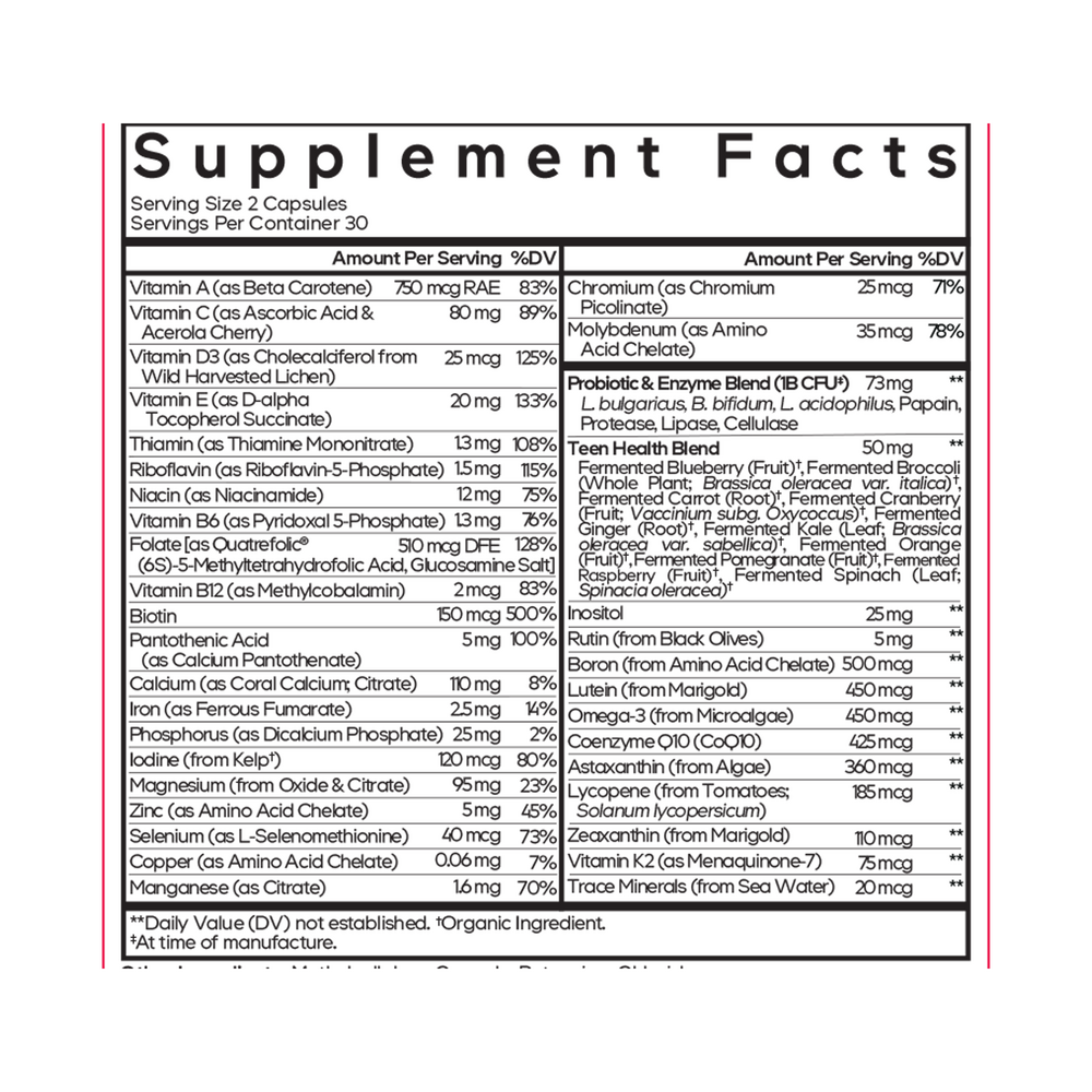 Teens Fermented Multivitamin