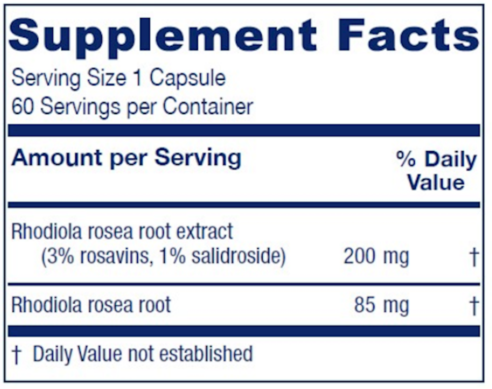 Rhodiola Extract Plus