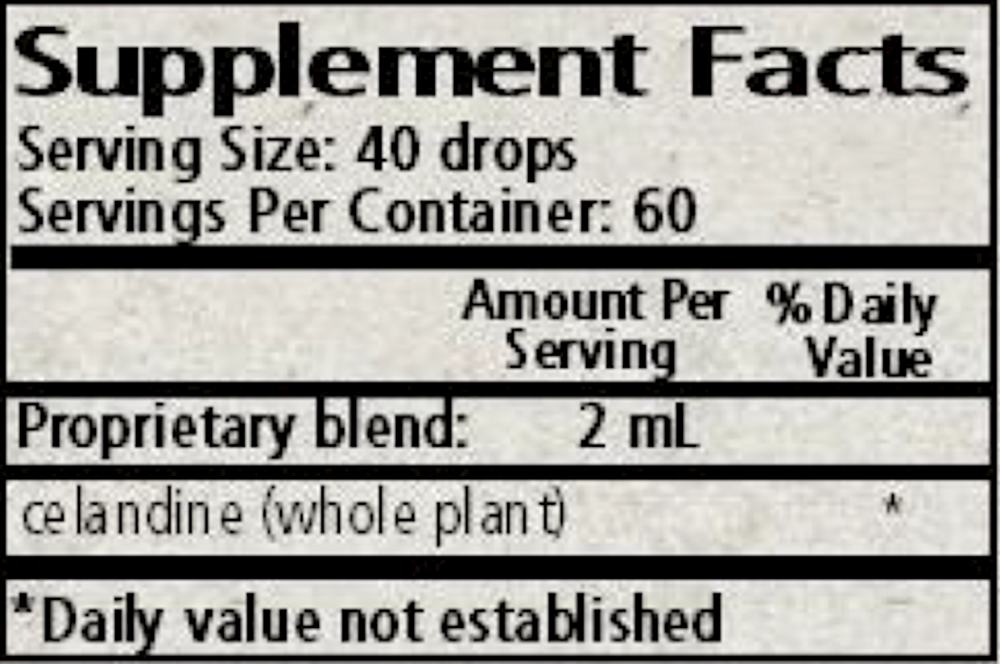 Chelidonium majus - celandine