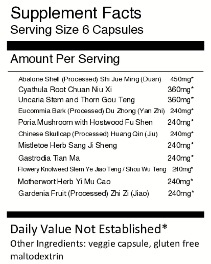 Tian Ma Gou Teng Yin Capsules - Gastrodi
