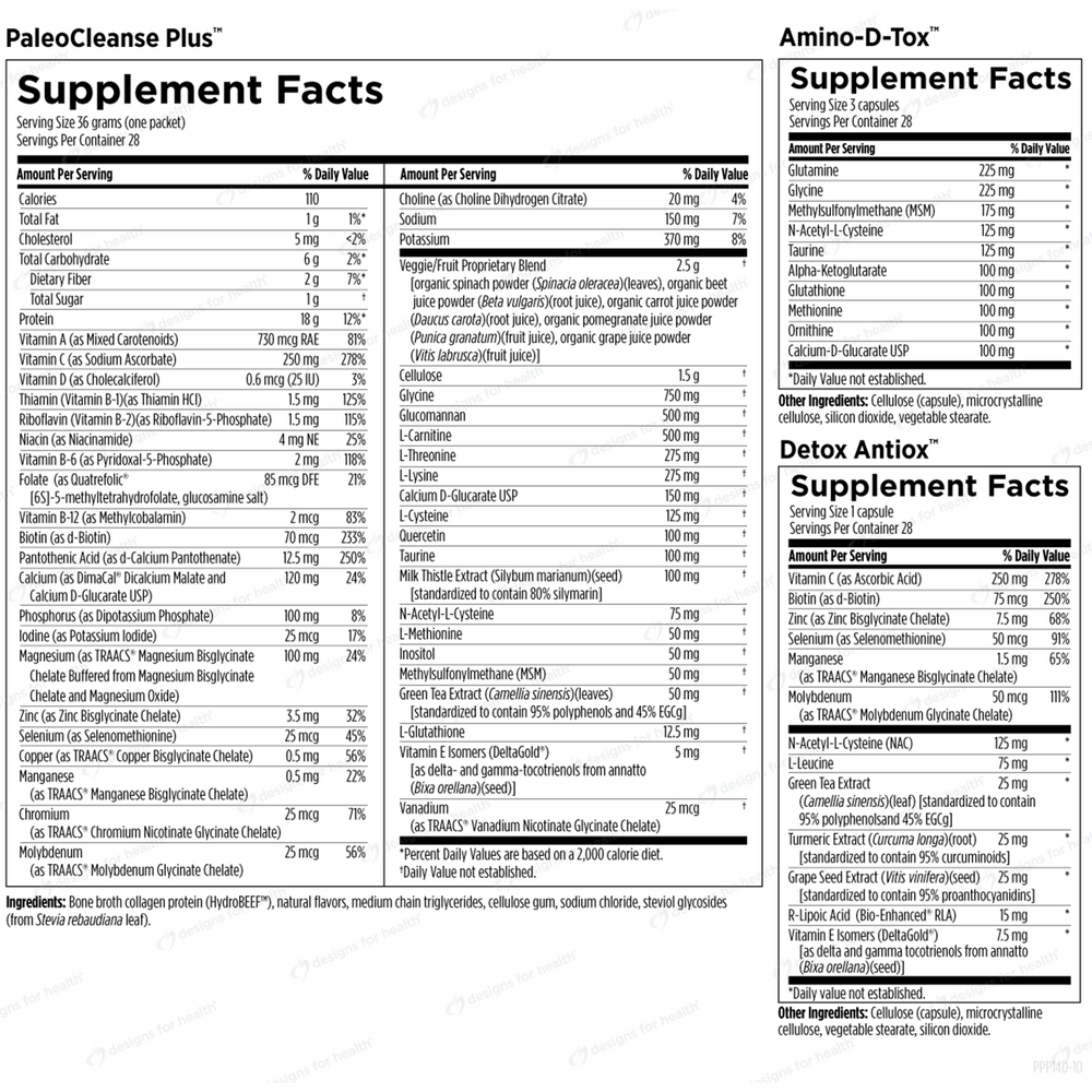 PaleoCleanse Plus™ 14-Day Detox Program, Strawberry Vanilla