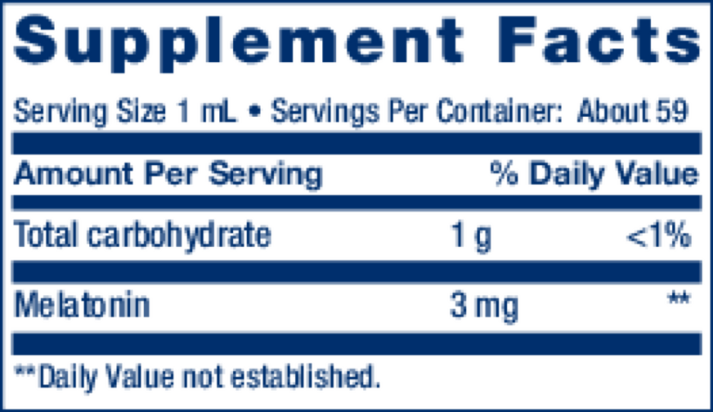 Fast-Acting Liquid Melatonin Citrus-Vanilla Flavor