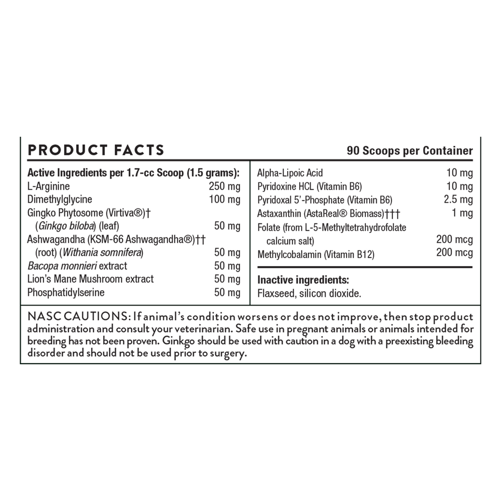 Canine Cognitive Support Powder