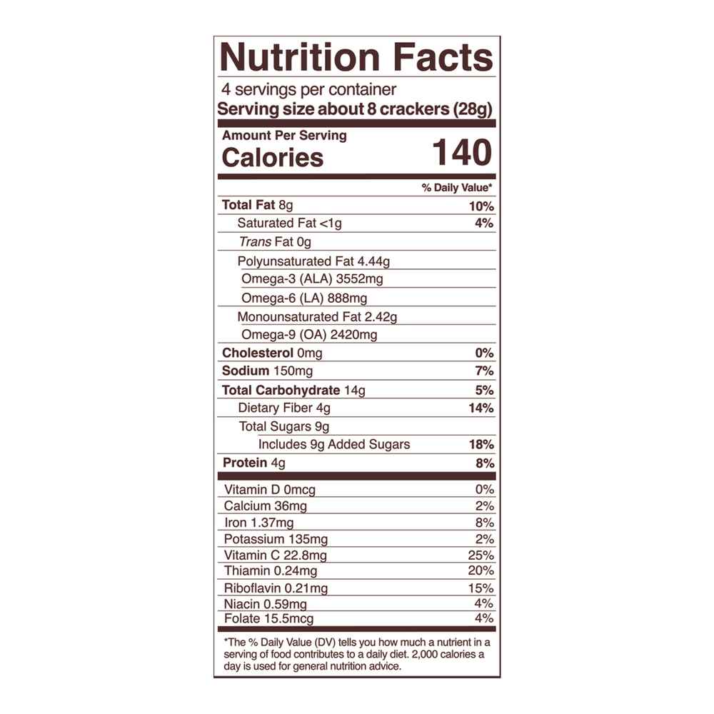 Ginger Snap Sprouted Crisps Organic