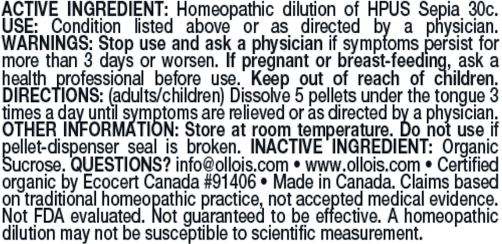 Olloïs Sepia 30c Pellets, 80ct - Organic