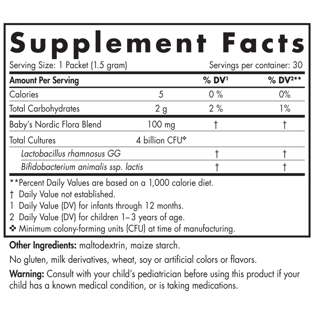 Baby's Nordic Flora™ Probiotic Powder