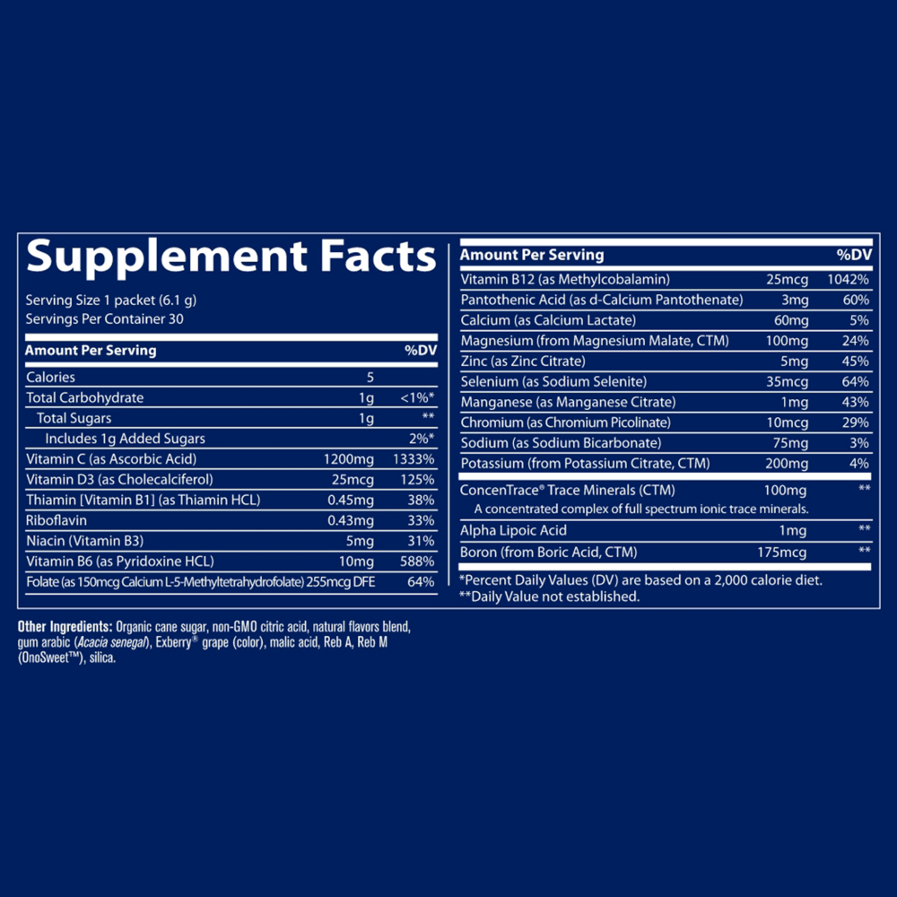 Electrolyte Stamina Power Pak - Non-GMO Pom-Blueberry