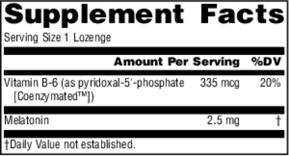 Melatonin 2.5mg - Orange