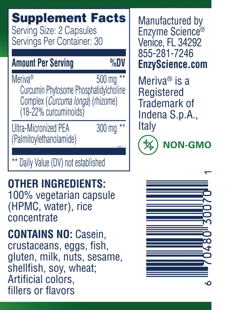 (PEA)+ With Meriva® Curcumin