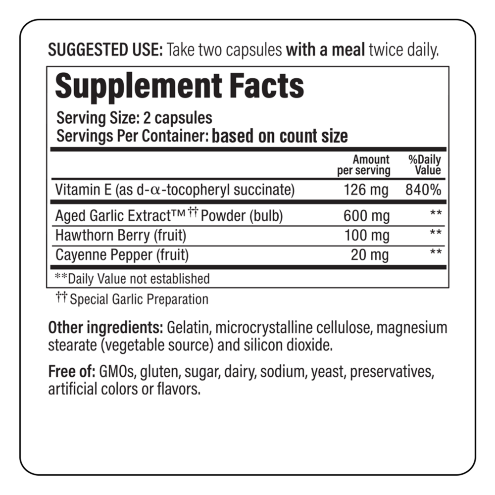 Kyolic Aged Garlic Extract Formula 106 - Circulation